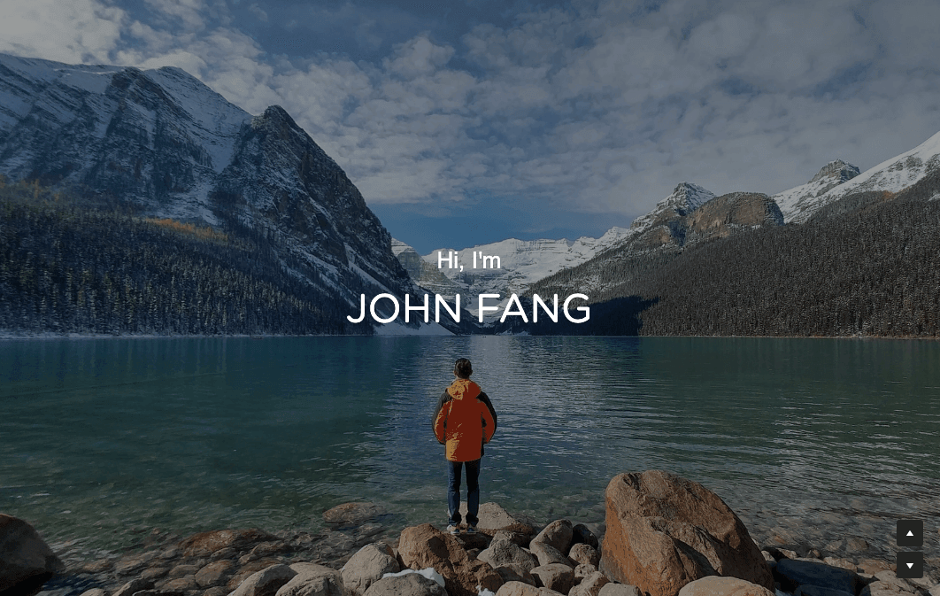 John Fang 的网站主页 John Fang 的网站主页