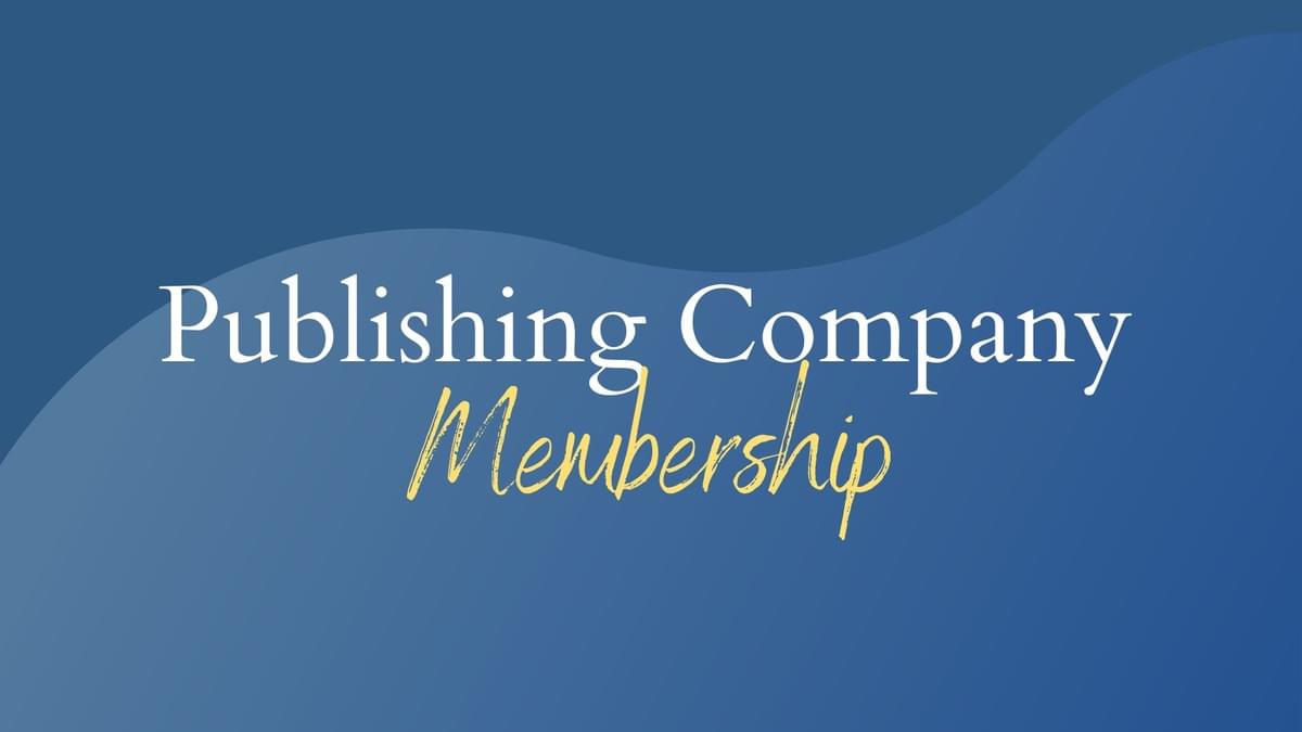 Publishing Company Membership for PCPA Publishing Company Membership for PCPA