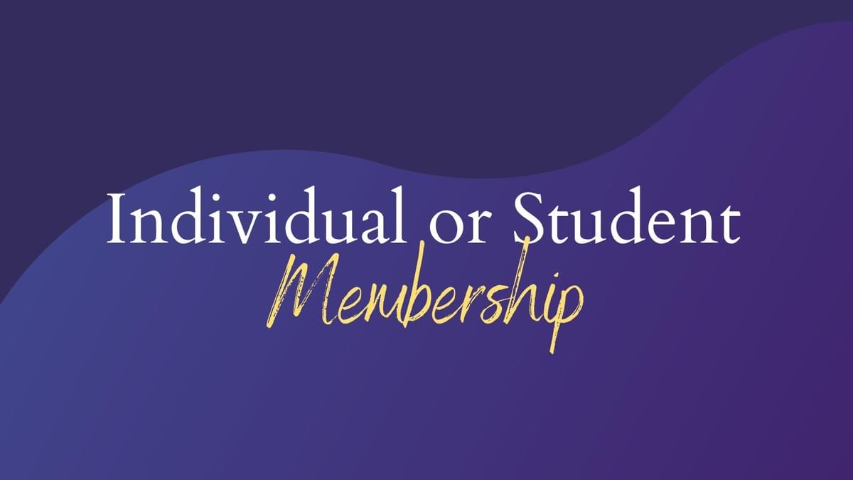 Individual or Student Members for PCPA Individual or Student Members for PCPA