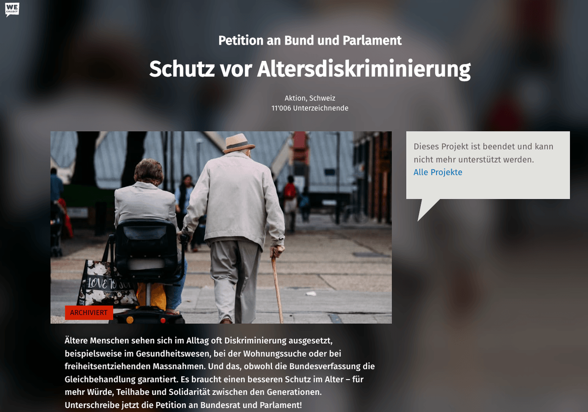 Zum offenen Brief auf WeCollect Zum offenen Brief auf WeCollect