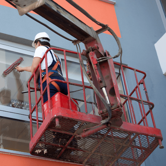 Local Mandurah Window Cleaning Service cherry picker Local Mandurah Window Cleaning Service cherry picker