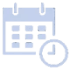 Calendar and clock icon Calendar and clock icon
