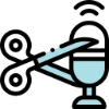 Icon showing headphones, symbolizing podcast audio editing, cleanup, and mastering services. Icon showing headphones, symbolizing podcast audio editing, cleanup, and mastering services.