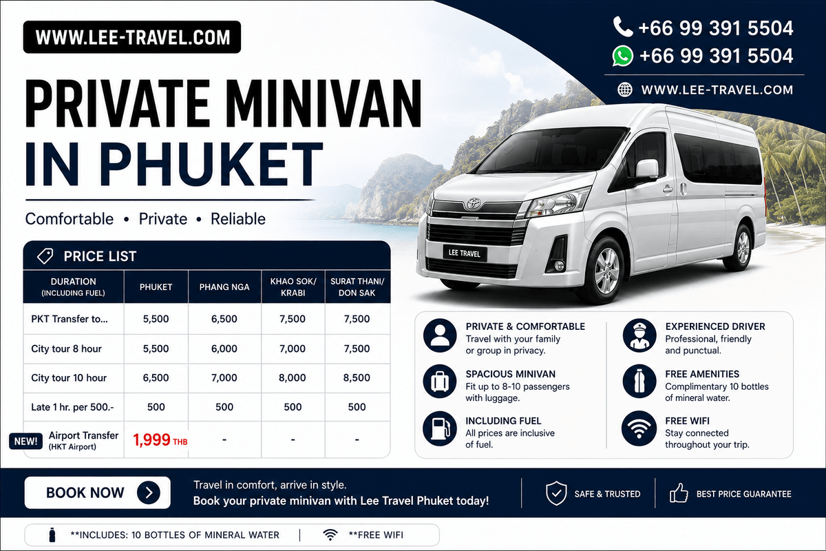 Phuket Minivan Transfer