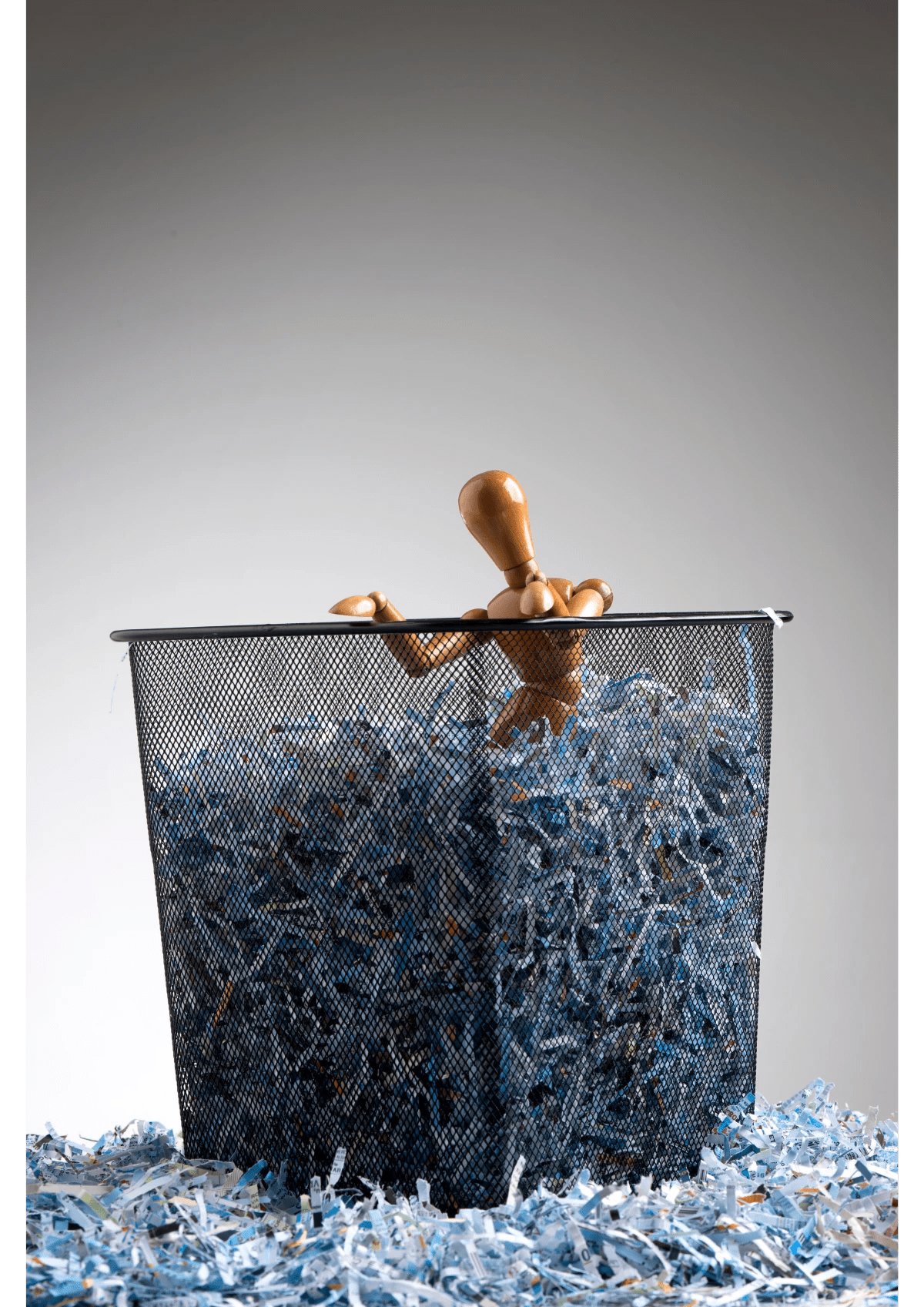 Doll with shredded paper for you-do-you shredding services package Doll with shredded paper for you-do-you shredding services package