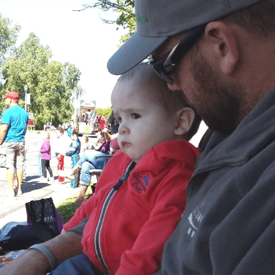 Easton at the Star City Days parade. Easton at the Star City Days parade.