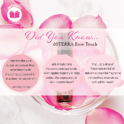 doterra rose touch aids in balancing the skin's moisture levels. doterra rose touch aids in balancing the skin's moisture levels.