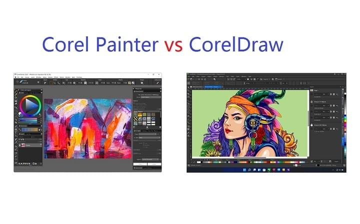 Corel Painter vs CorelDraw Corel Painter vs CorelDraw