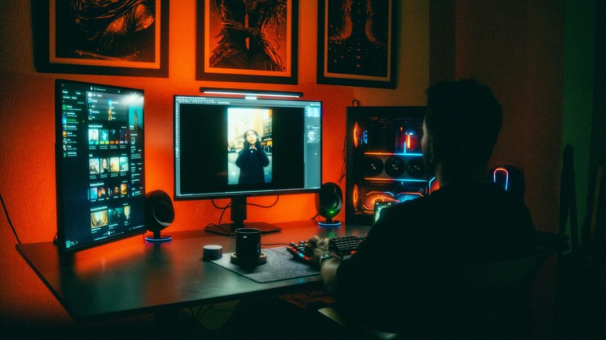 what is color grading, A man editing what is color grading, A man editing