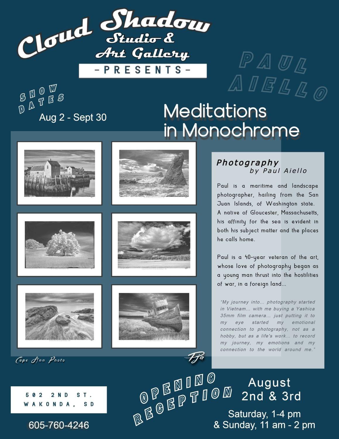 CLOUD SHADOW STUDIO, Wakonda, SD - GRAND OPENING and Open House CLOUD SHADOW STUDIO, Wakonda, SD - GRAND OPENING and Open House