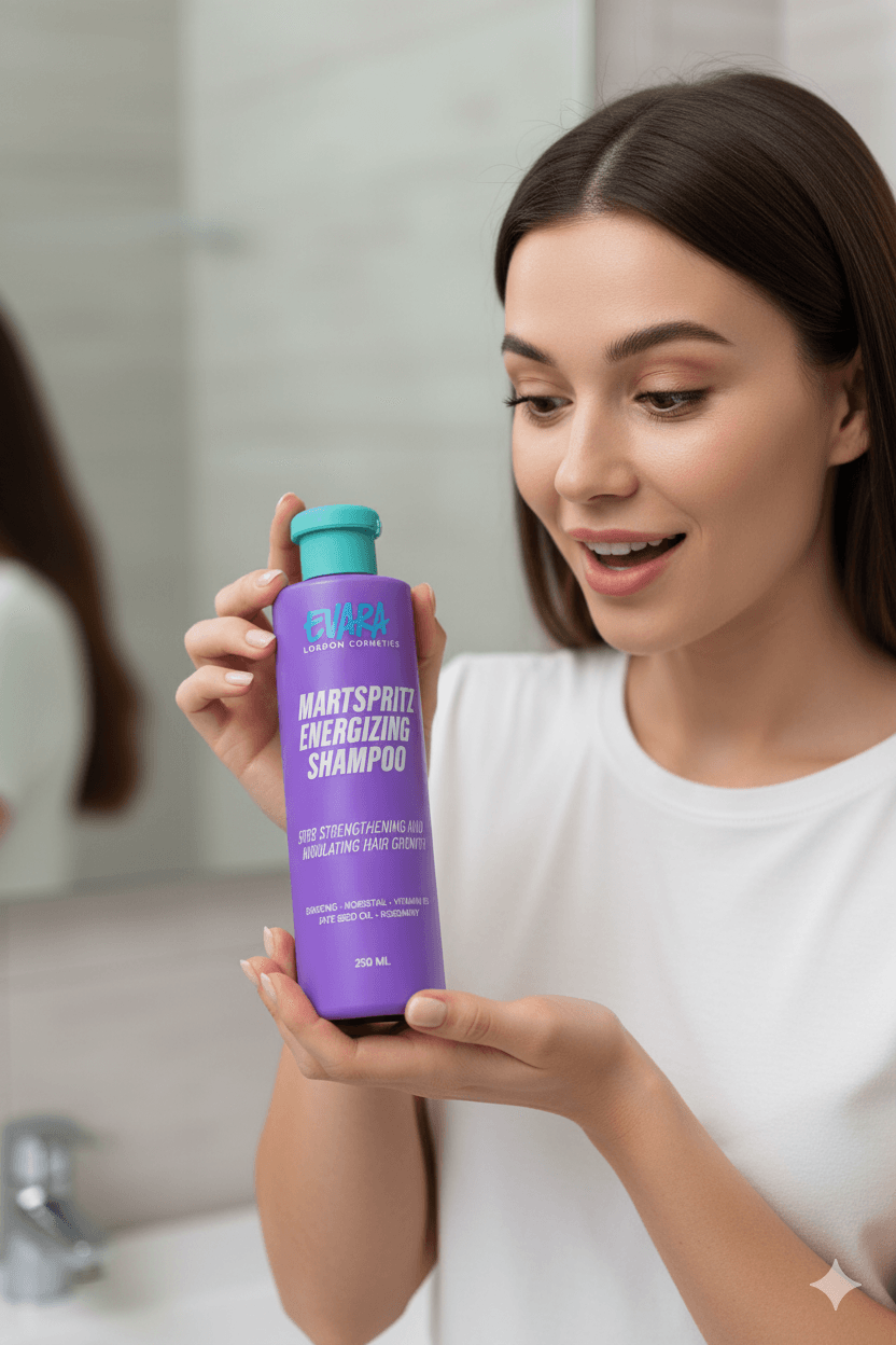 Our products contain effective natural ingredients that restore vitality to your hair, making them ideal for all hair types. Try the amazing benefits of Evara London shampoo and conditioner. shampoo and conditioner treatment What we are distinguished by An online store that works in the field of cosmetics and the product of shampoo and conditioner treated and imported from London, and it is one of the strongest hair care beauty products because it is a treated shampoo and conditioner. I want a website with one page that has an online store, a customer reviews section, a free treatment consultation section, a contact section, a shipping section, and a section to track the delivery of the product by customers. I want the colors of the site to match the trend of natural cosmetics, and I want the site to have attractive 3D images and icons, and I want the site to have modern movement for newly designed sites, and I want the name of the site to be Evara London Cosmetics. Our products contain effective natural ingredients that restore vitality to your hair, making them ideal for all hair types. Try the amazing benefits of Evara London shampoo and conditioner. shampoo and conditioner treatment What we are distinguished by An online store that works in the field of cosmetics and the product of shampoo and conditioner treated and imported from London, and it is one of the strongest hair care beauty products because it is a treated shampoo and conditioner. I want a website with one page that has an online store, a customer reviews section, a free treatment consultation section, a contact section, a shipping section, and a section to track the delivery of the product by customers. I want the colors of the site to match the trend of natural cosmetics, and I want the site to have attractive 3D images and icons, and I want the site to have modern movement for newly designed sites, and I want the name of the site to be Evara London Cosmetics.