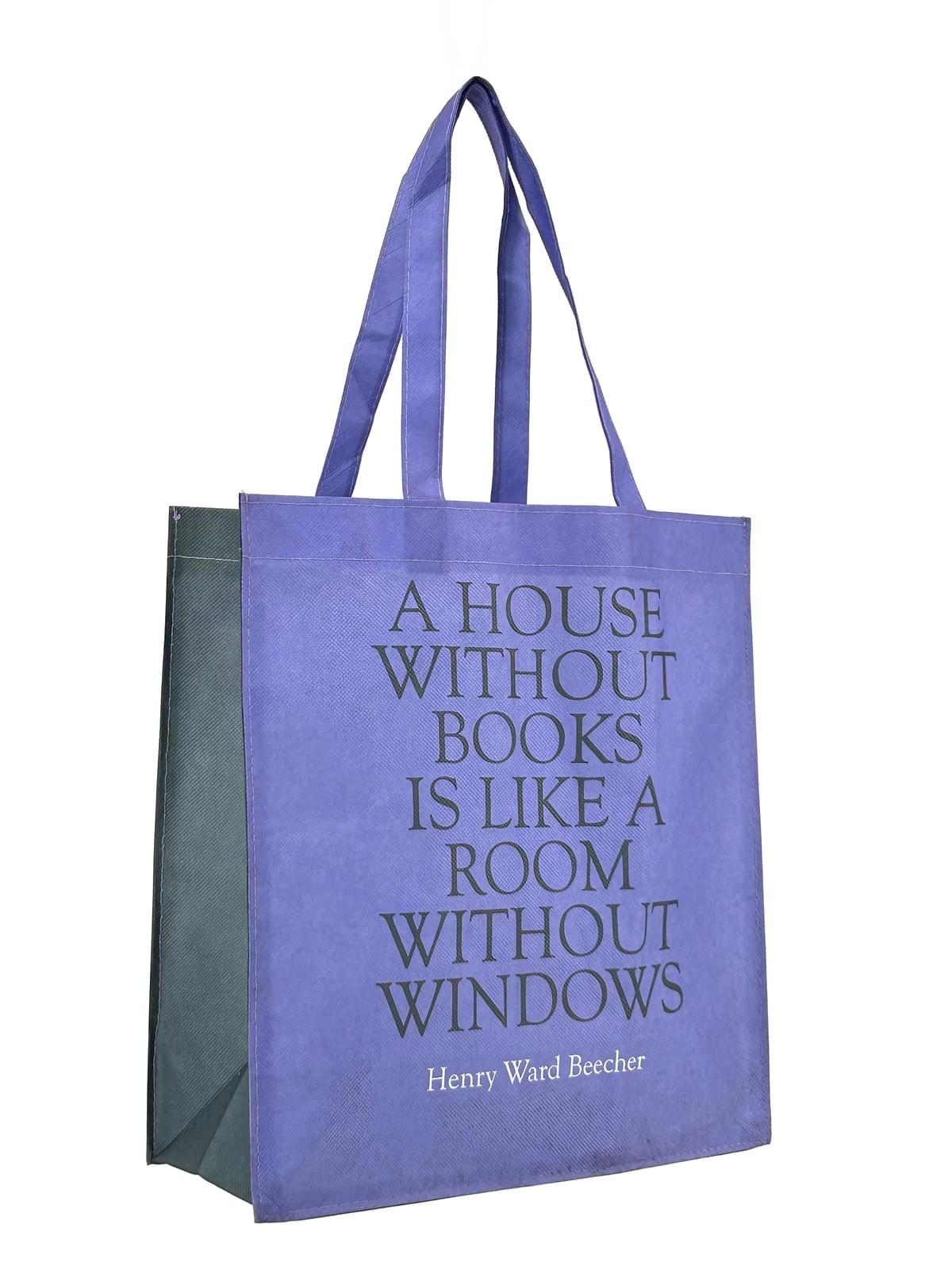 Eco-friendly Reusable PET Non-Woven Tote Bag With Letter Pattern Design Eco-friendly Reusable PET Non-Woven Tote Bag With Letter Pattern Design