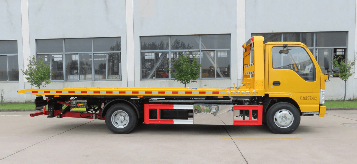Isuzu Wrecker Flatbed Trailer