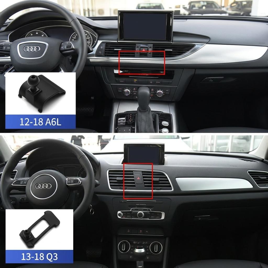 Audi Special Vehicle-Specific Phone Holder Base