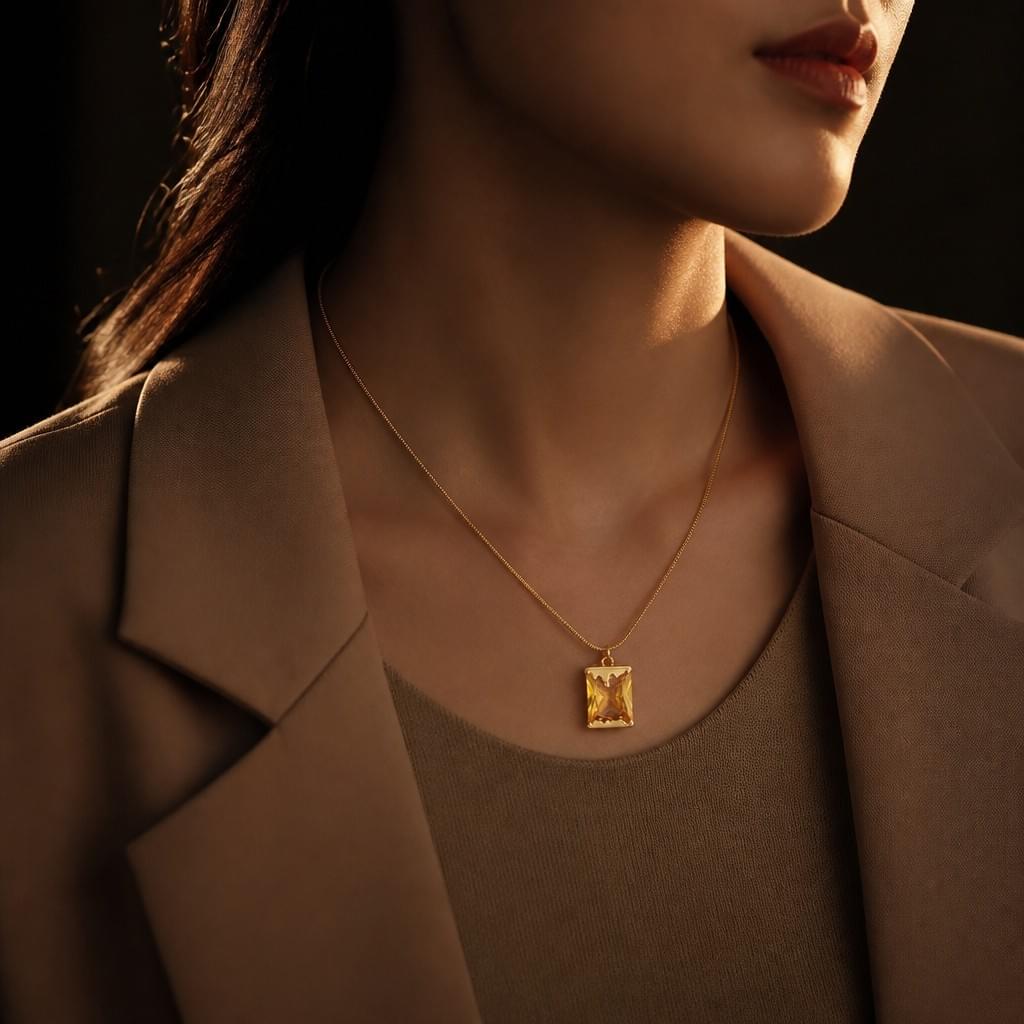 Lantern Pendant Necklace — Night Shift Collection