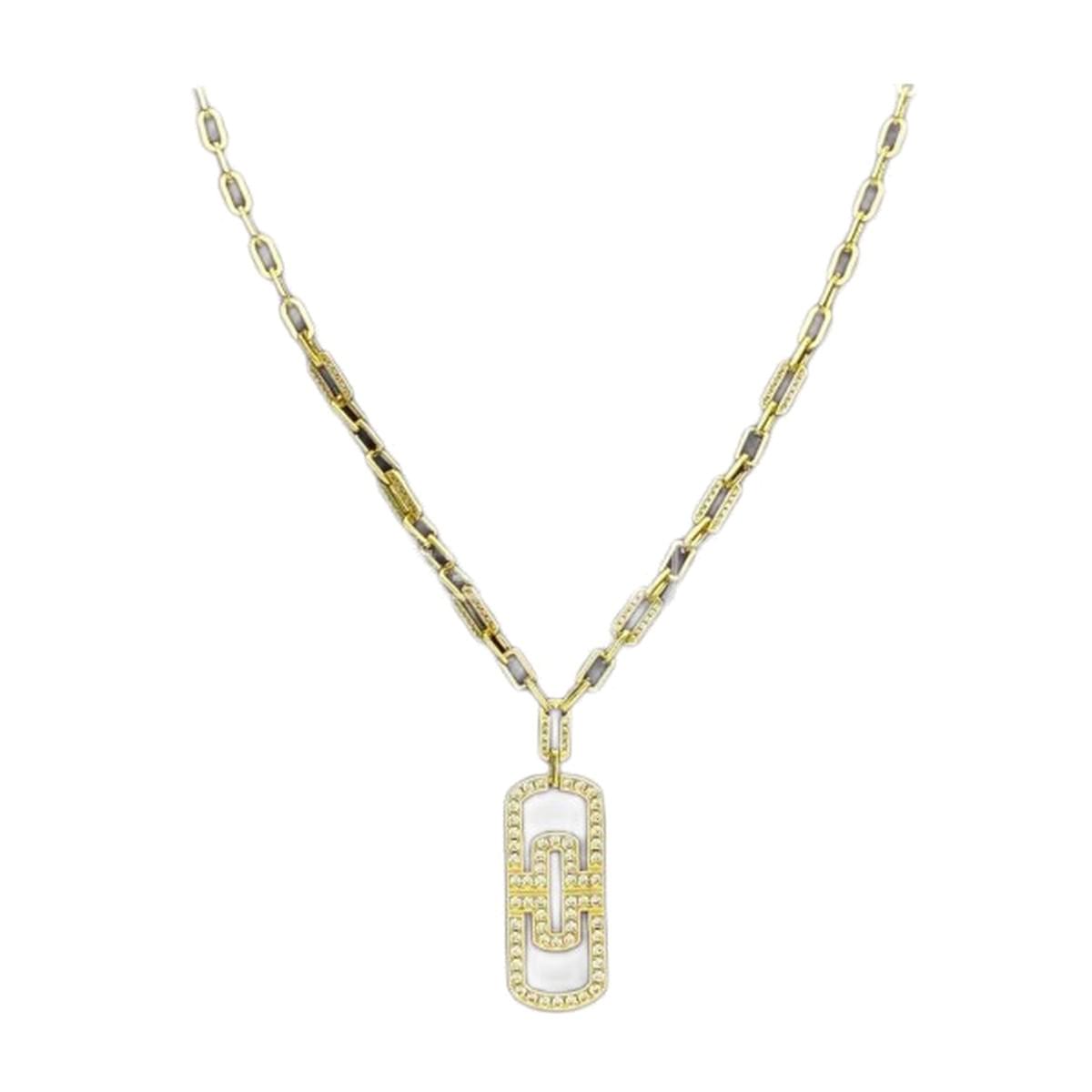 Geometric Link Pendant Necklaces
