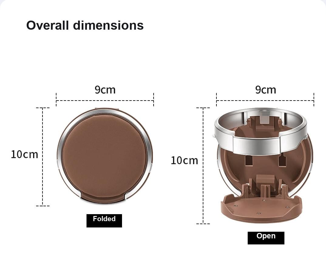 Folding Car Door Cup Holder