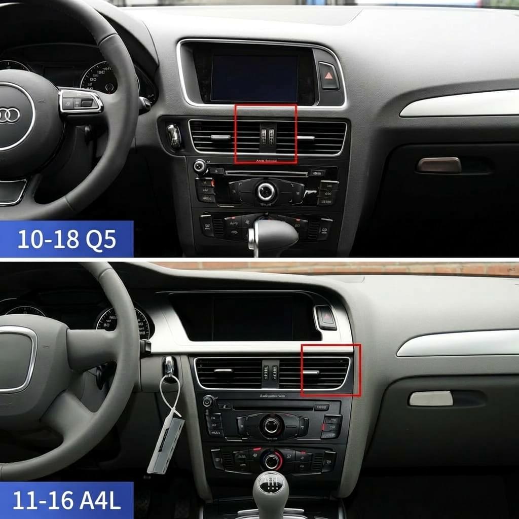 Audi Special Vehicle-Specific Phone Holder Base
