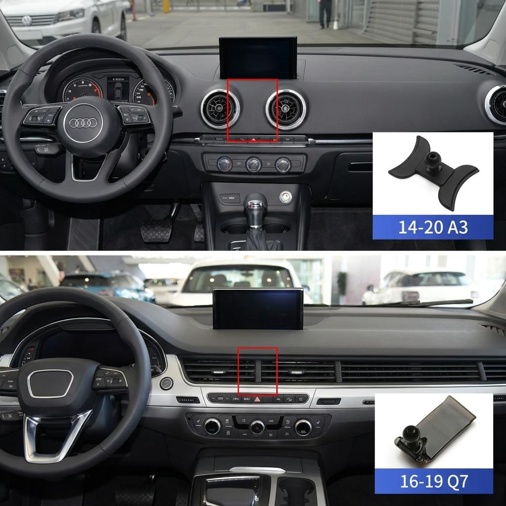 Audi Special Vehicle-Specific Phone Holder Base