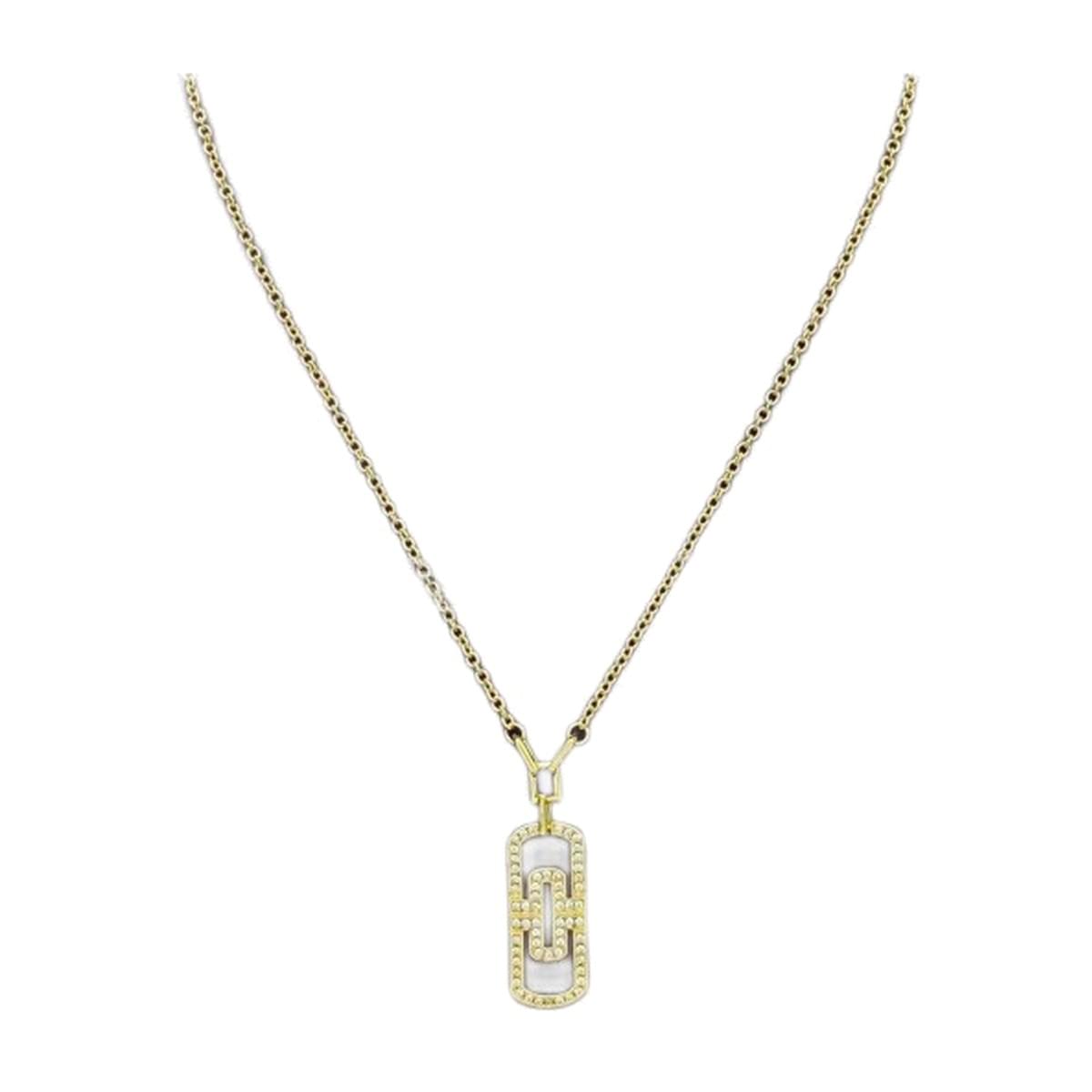 Geometric Link Pendant Necklaces