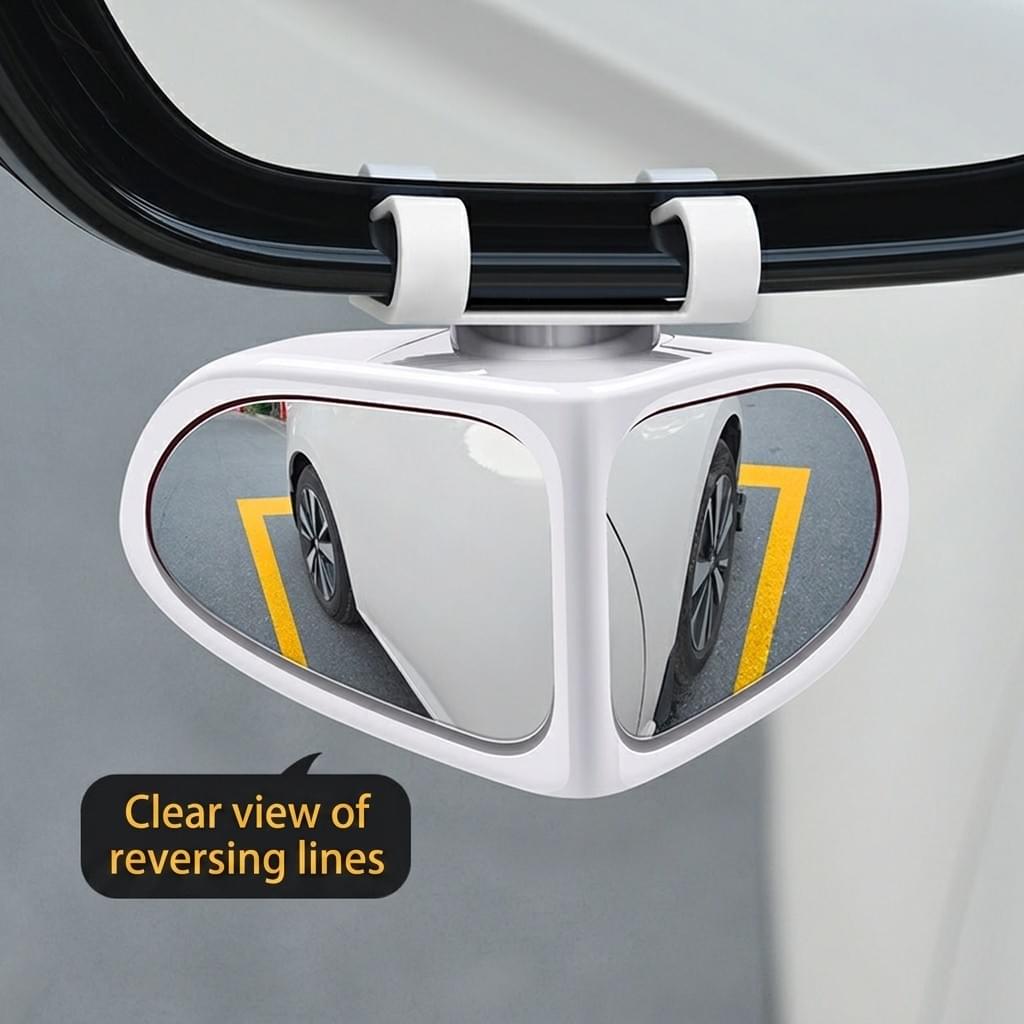360° Adjustable Wide-Angle Blind Spot Mirror for Cars