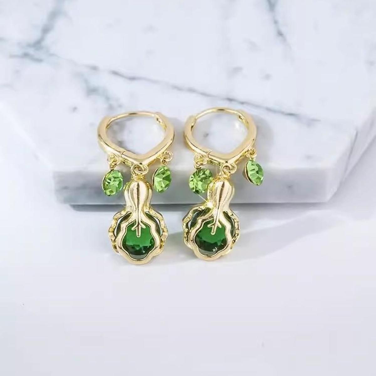 Pavé Court Huggie Earrings — Night Shift Collection