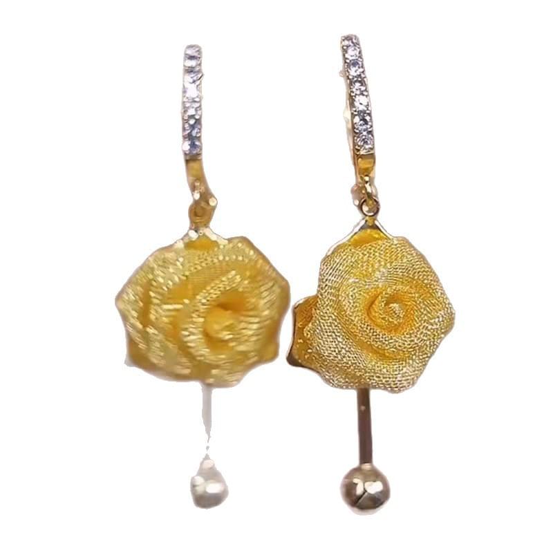 French Rose Stud Earrings