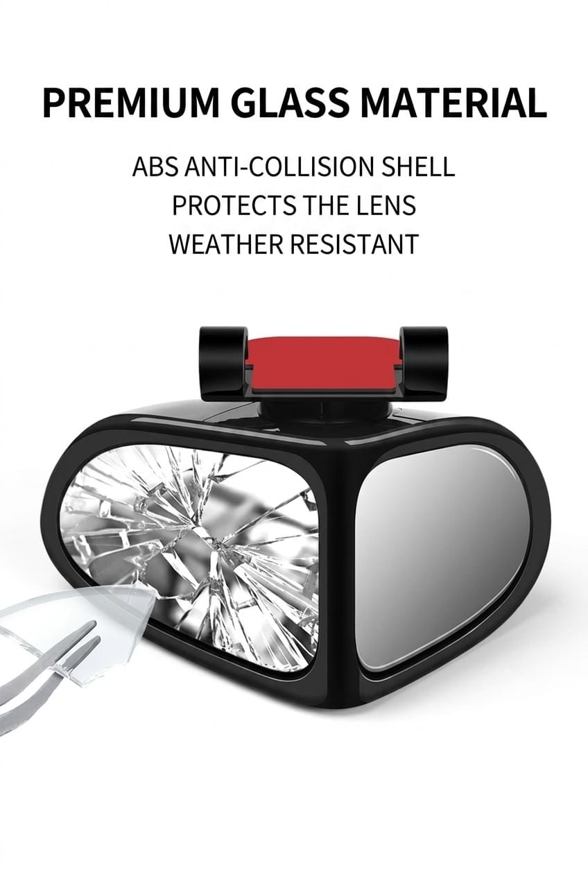 360° Adjustable Wide-Angle Blind Spot Mirror for Cars