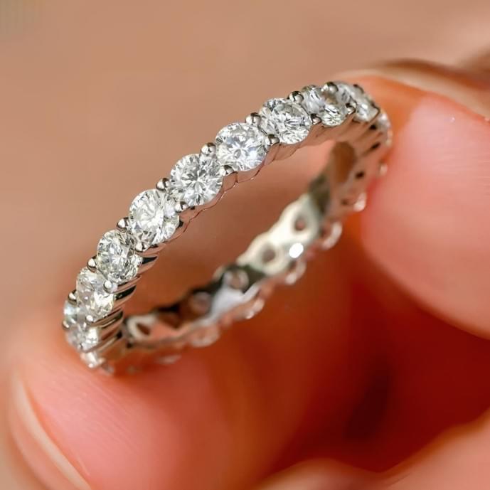 Full Pavé Eternity Ring