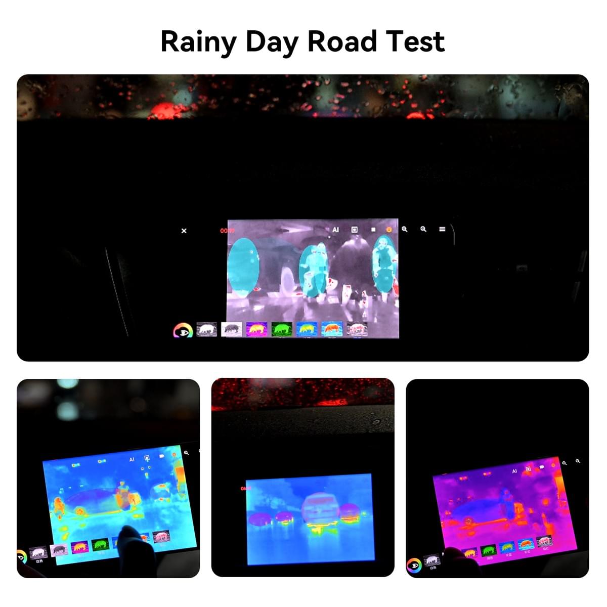 LHODR Vehicle 384 thermal imaging 50HZ with AI CAR thermal camera For US market Night Safety ADAS