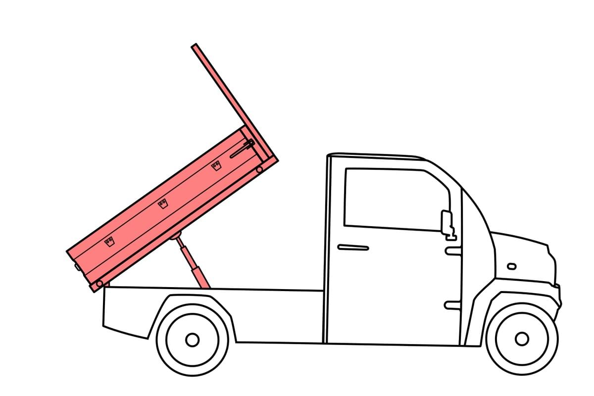 Jonway EV IONAxs Tipper type / Electric mini truck Jonway EV IONAxs Tipper type / Electric mini truck