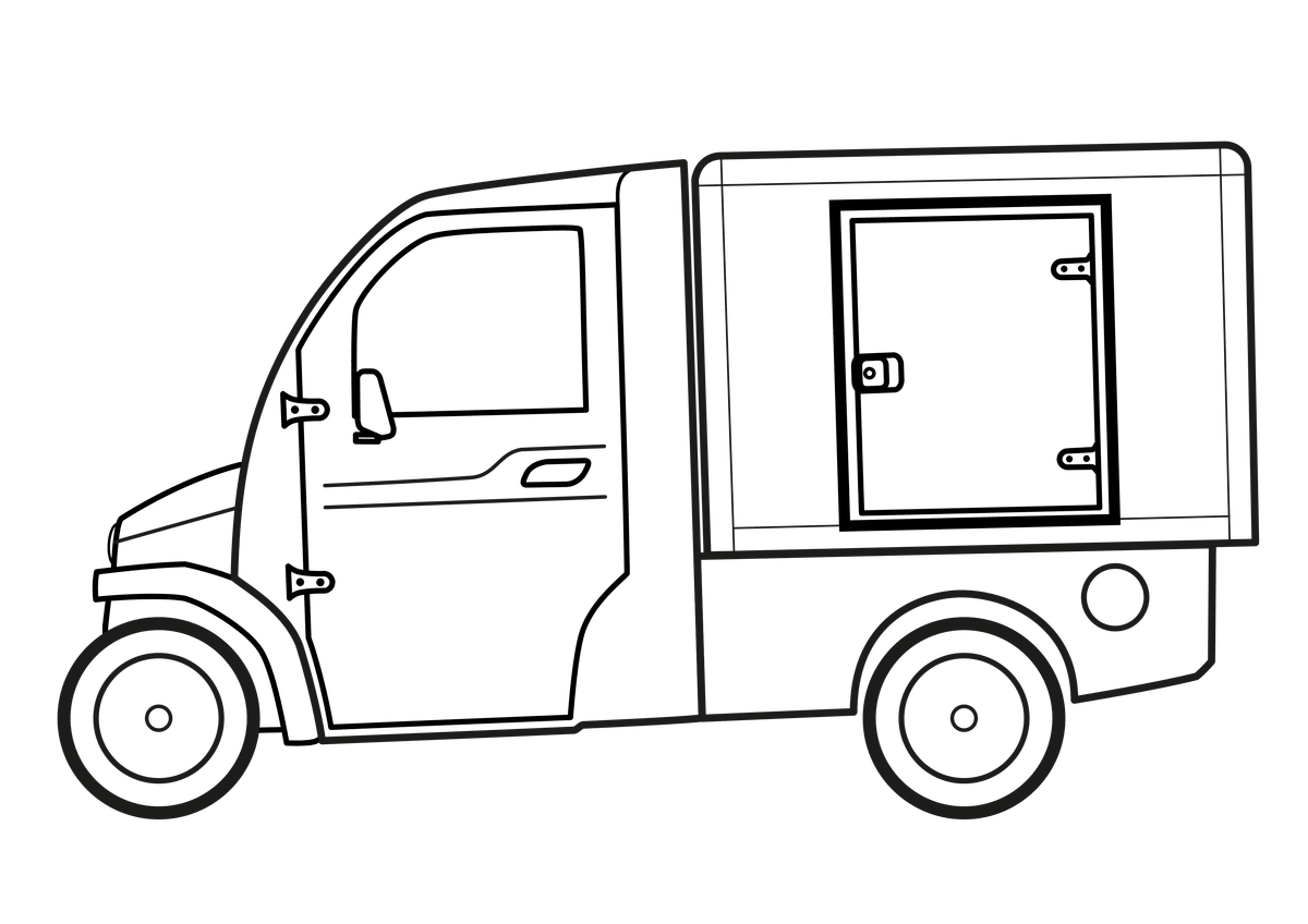 Jonway EV T21 Box with side door mini truck Jonway EV T21 Box with side door mini truck