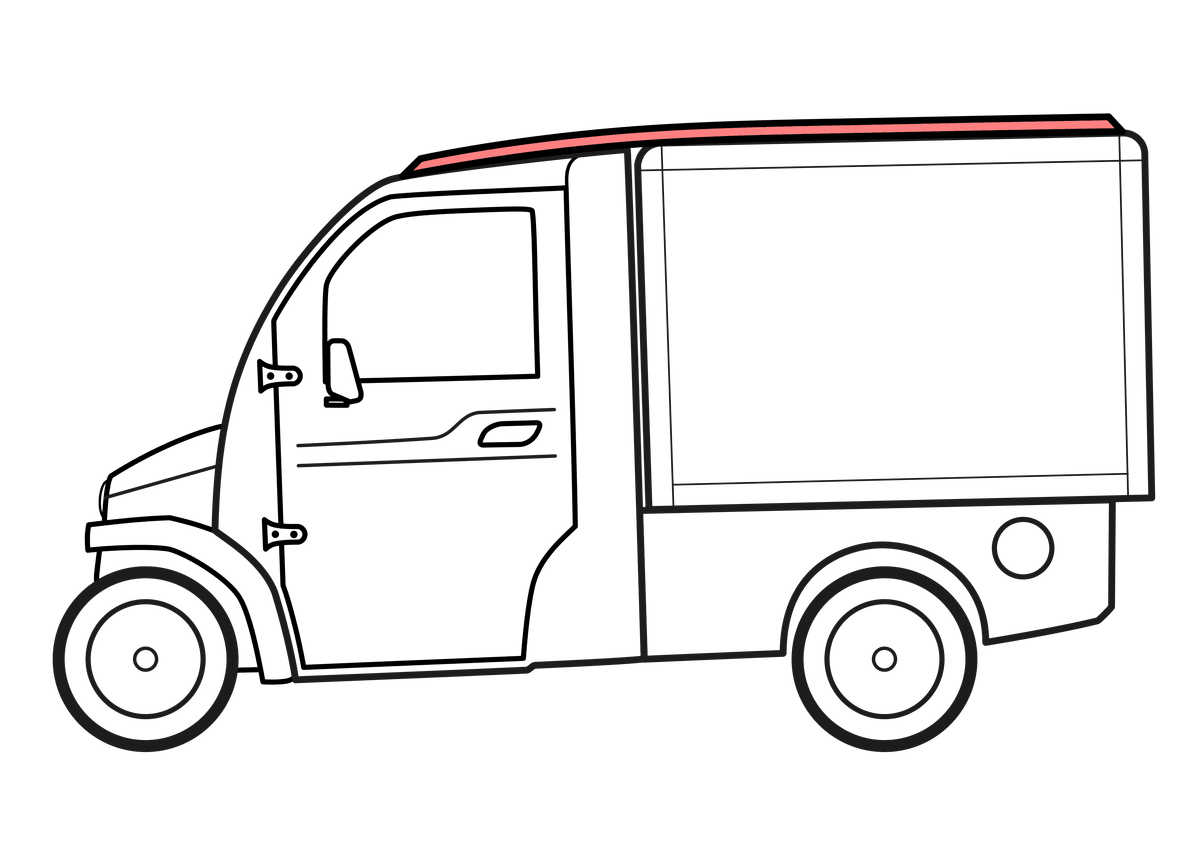 Jonway EV T21 Box with solar roof mini truck Jonway EV T21 Box with solar roof mini truck