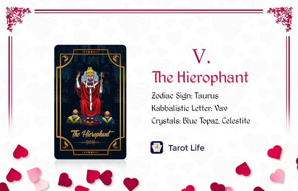 the hierophant tarot card the hierophant tarot card
