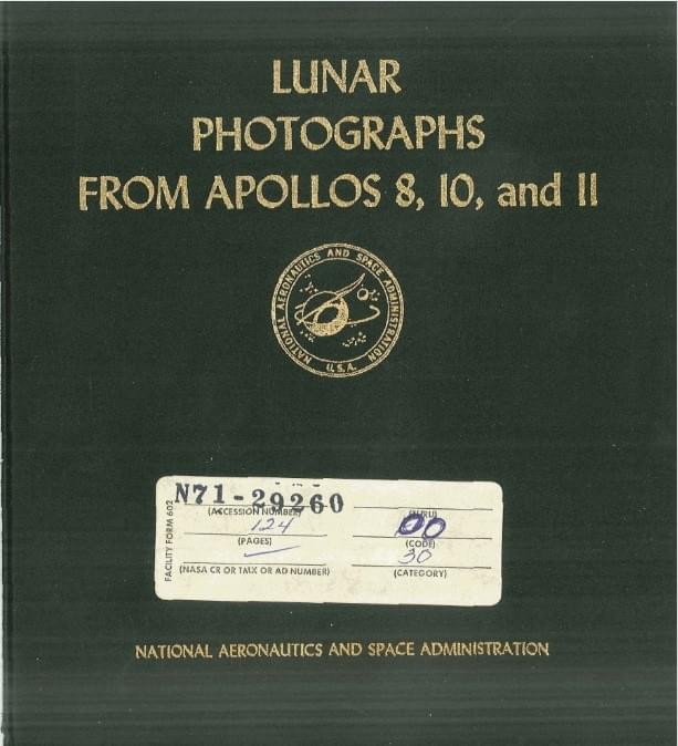 Lunar Photographs From Apollos 8, 10, And 11 Lunar Photographs From Apollos 8, 10, And 11