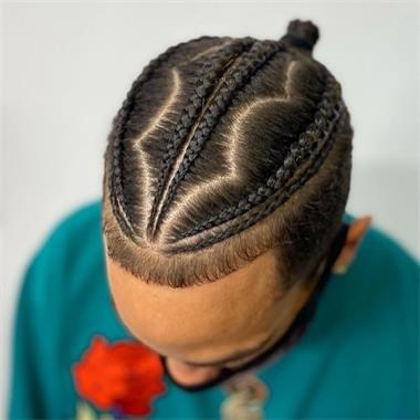 Braided man hair unit Braided man hair unit