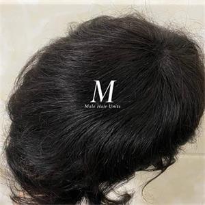 Durable Skin PU Straight Hair Toupee Replacements Durable Skin PU Straight Hair Toupee Replacements