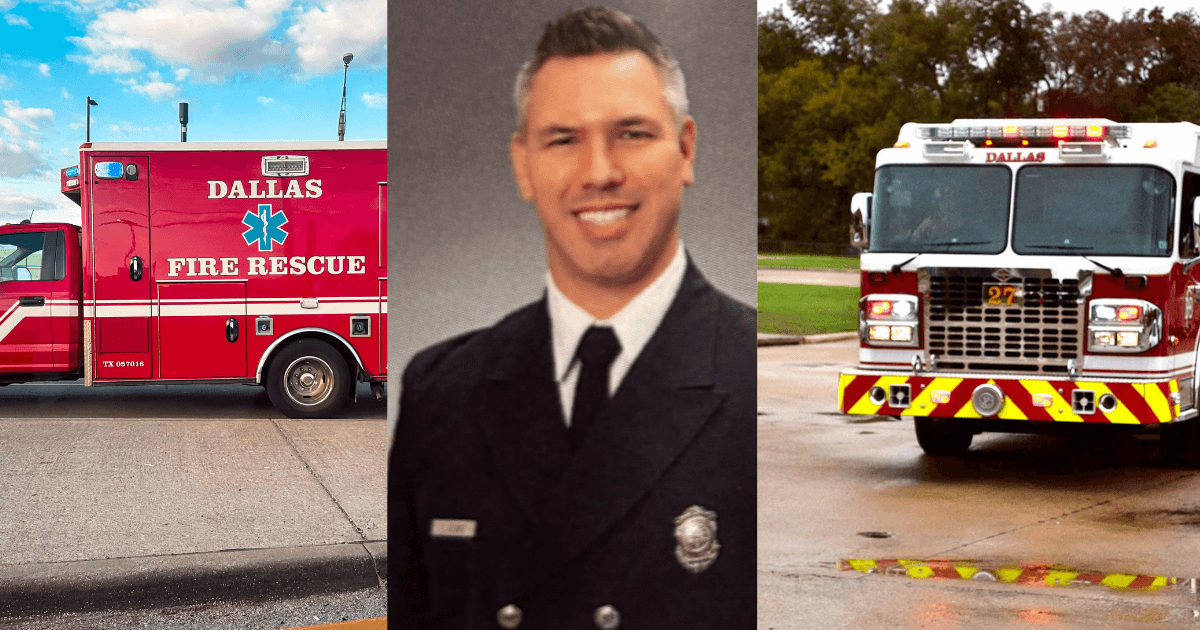 Promotional image for Dallas Founder Lions Club event with firefighter Michael Lamm, highlighting Dallas emergency response and community mental health support Promotional image for Dallas Founder Lions Club event with firefighter Michael Lamm, highlighting Dallas emergency response and community mental health support