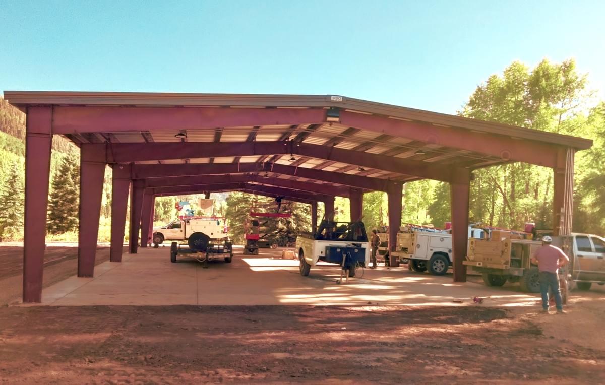 Rico CO park pavilion Rico CO park pavilion