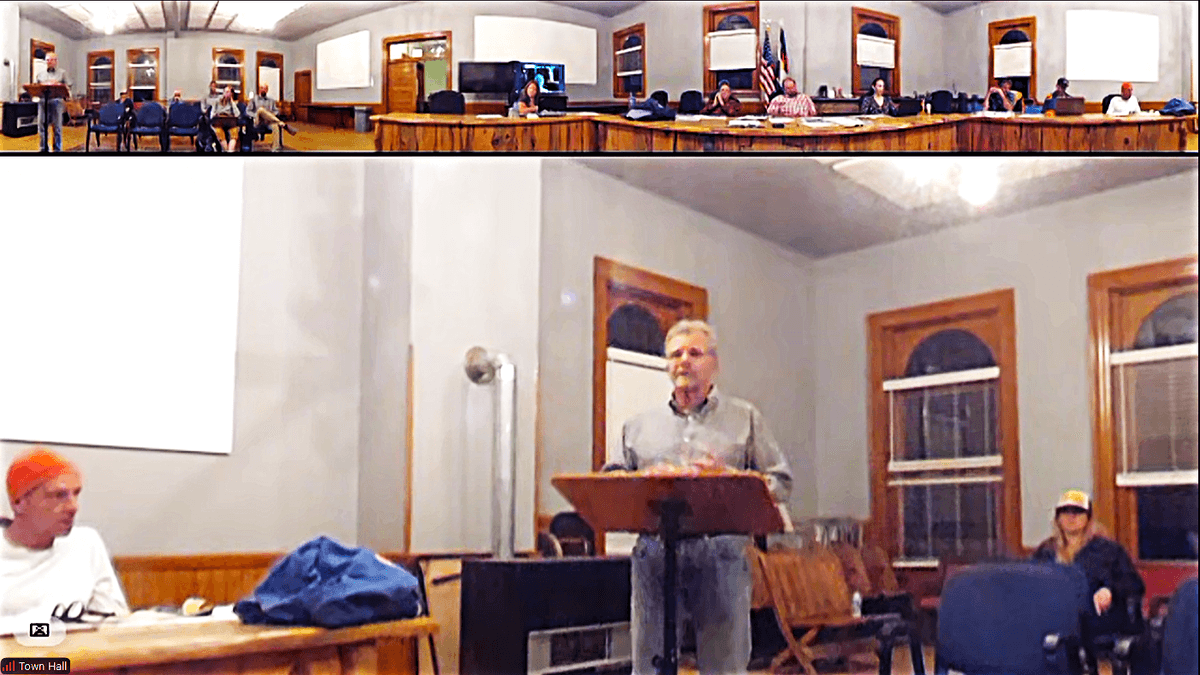 San Miguel Power Association consultant Terry Schuyler speaks at Rico CO Board of Trustees meeting September 17, 2025 San Miguel Power Association consultant Terry Schuyler speaks at Rico CO Board of Trustees meeting September 17, 2025
