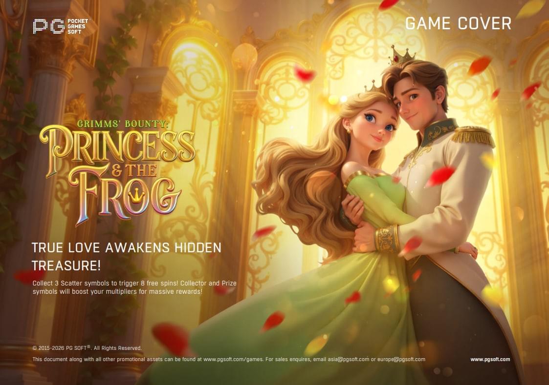 PG Soft|Grimms’ Bounty: Princess & the Frog Bản demo trò chơi PG Soft|Grimms’ Bounty: Princess & the Frog Bản demo trò chơi
