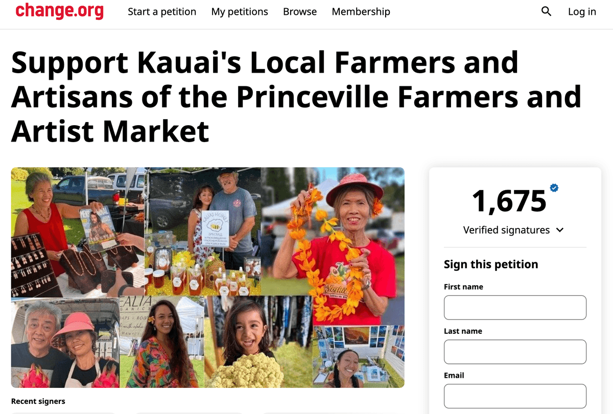 Explore Local Treasures at Princeville Farmers And Artists A weekly market filled with amazing vendors offering fresh, locally grown produce, delicious food, and one-of-a-kind handmade goods. It’s the perfect place to grab some goodies and support your local community! Explore Local Treasures at Princeville Farmers And Artists A weekly market filled with amazing vendors offering fresh, locally grown produce, delicious food, and one-of-a-kind handmade goods. It’s the perfect place to grab some goodies and support your local community!