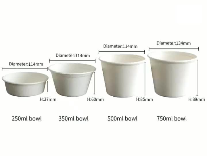 Biodegradable Compostable Sugarcane Bagasse fiber Pulp Disposable takeaway Soup Bowls and Lids Biodegradable Compostable Sugarcane Bagasse fiber Pulp Disposable takeaway Soup Bowls and Lids