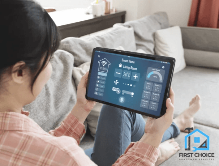 Comprehensive Home Repair and Improvement Services Your Trusted Handyman in York County First Choice Handyman in located in York County, Maine. The services we provide are:
• Carpentry
• General Repairs
• Assembly
• Flooring and Tile
• Remodeling
• Minor Plumbing and Electrical
• Painting
• Home Security Cameras
• Alarm system installation
• Smart Home Installation
Whether it’s home repairs, maintenance, or home improvement projects, we are here to help you tackle tasks big and small. Our skilled team is ready to assist with everything from plumbing issues and electrical work to drywall repairs and painting. We pride ourselves on delivering high-quality workmanship and reliable service with a personal touch. Living in Maine, we know the unique needs of local homeowners and are committed to ensuring your satisfaction. Our flexible scheduling and transparent pricing make it easy for you to get the assistance you need when you need it. Trust us to handle your project efficiently and professionally, allowing you to focus on what truly matters—enjoying your home. Let’s get started on improvi Comprehensive Home Repair and Improvement Services Your Trusted Handyman in York County First Choice Handyman in located in York County, Maine. The services we provide are:
• Carpentry
• General Repairs
• Assembly
• Flooring and Tile
• Remodeling
• Minor Plumbing and Electrical
• Painting
• Home Security Cameras
• Alarm system installation
• Smart Home Installation
Whether it’s home repairs, maintenance, or home improvement projects, we are here to help you tackle tasks big and small. Our skilled team is ready to assist with everything from plumbing issues and electrical work to drywall repairs and painting. We pride ourselves on delivering high-quality workmanship and reliable service with a personal touch. Living in Maine, we know the unique needs of local homeowners and are committed to ensuring your satisfaction. Our flexible scheduling and transparent pricing make it easy for you to get the assistance you need when you need it. Trust us to handle your project efficiently and professionally, allowing you to focus on what truly matters—enjoying your home. Let’s get started on improvi