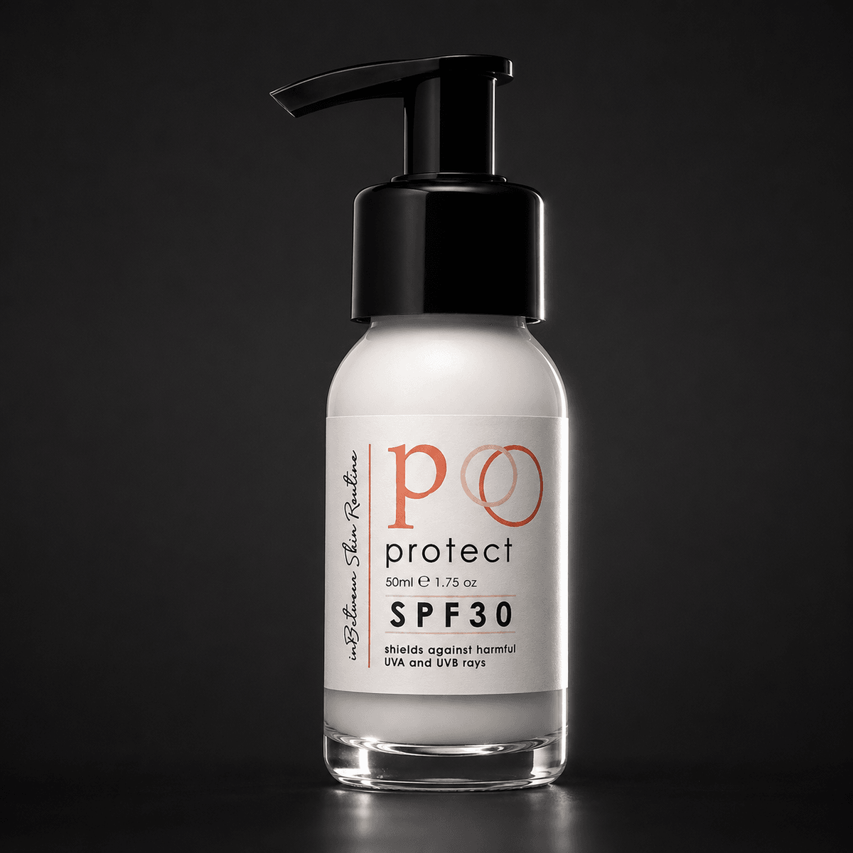 In-Between Products Protect SPF30 Sunscreen - Lightweight, Non-Greasy UVA/UVB