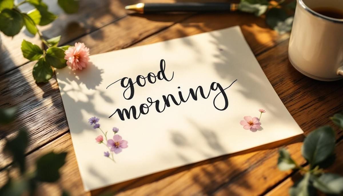 Dire bonjour le matin Dire bonjour le matin