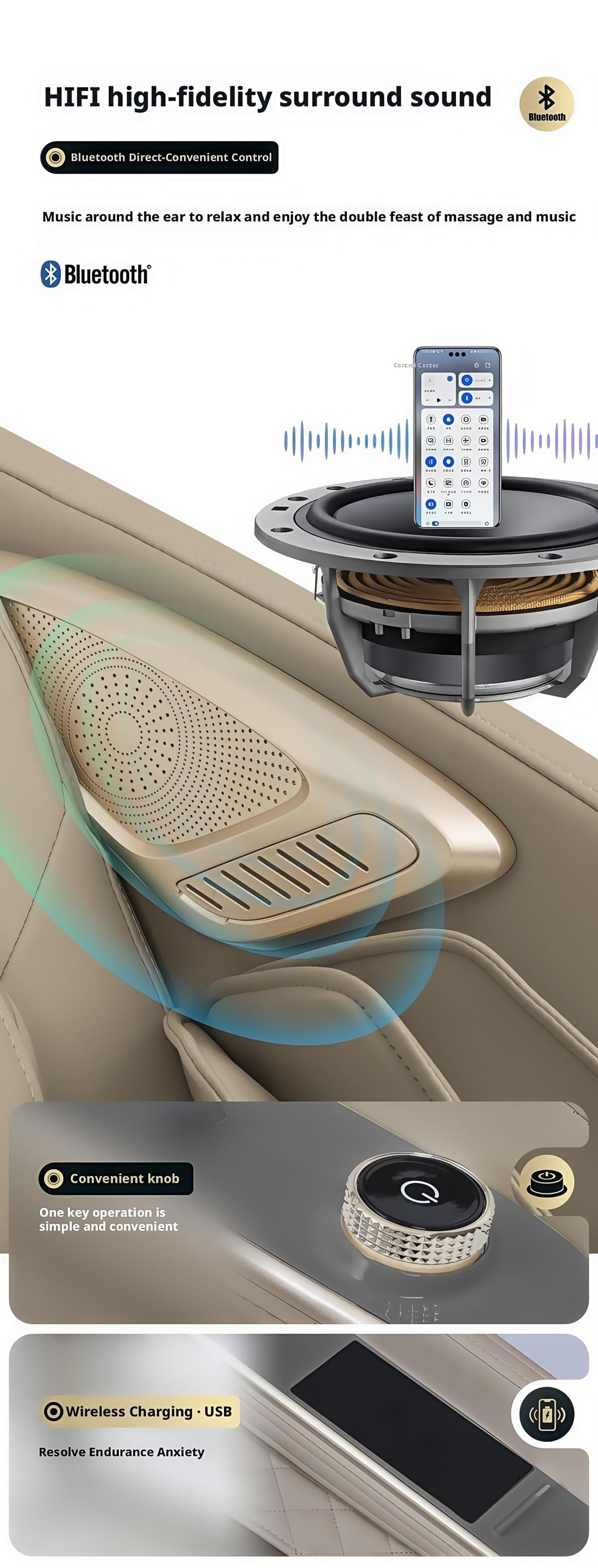 4D Double Core Luxury Massage Chair