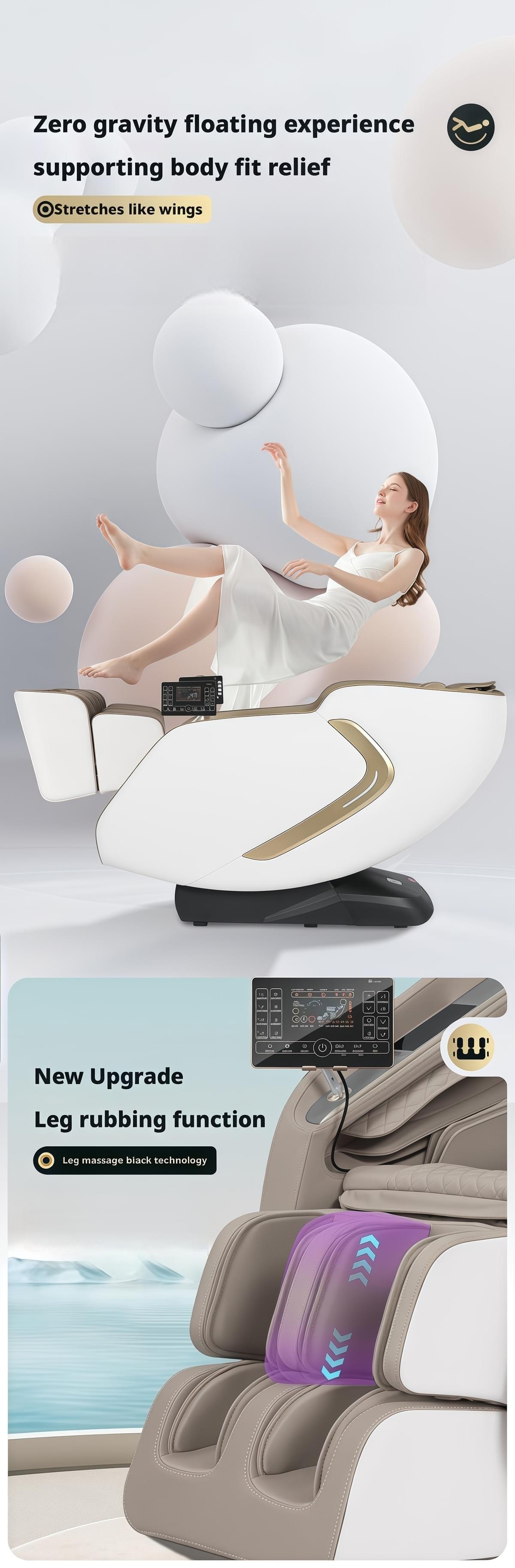 4D Double Core Luxury Massage Chair