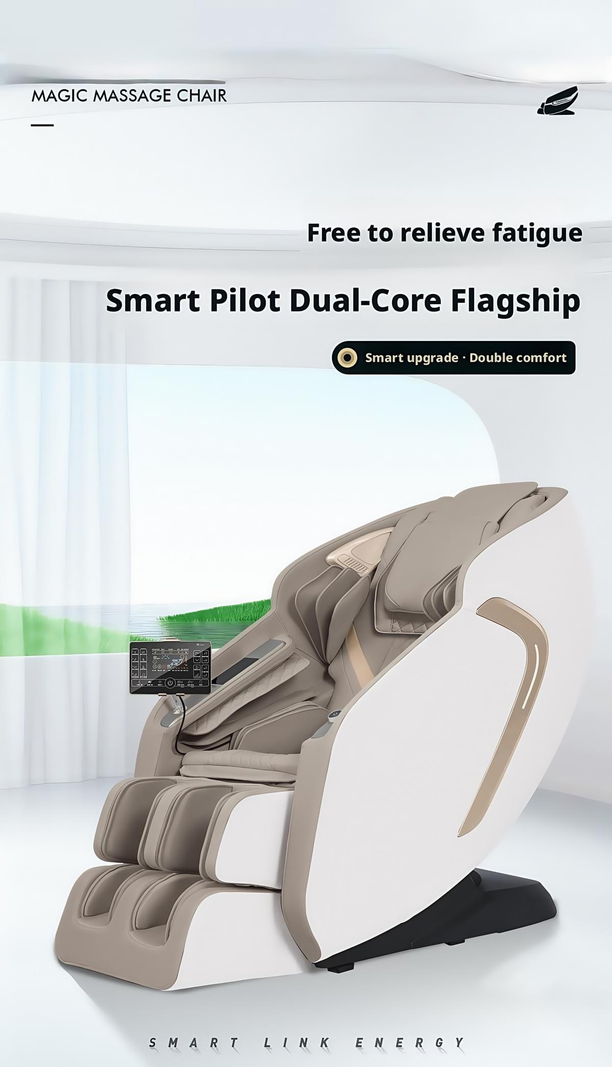 4D Double Core Luxury Massage Chair