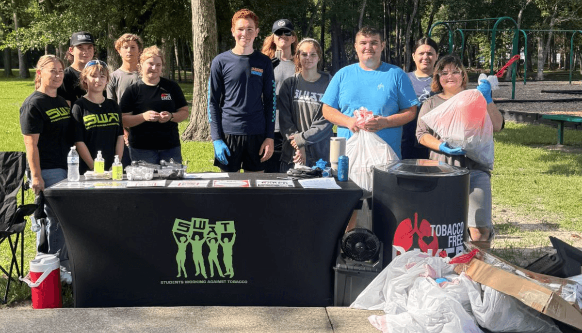 Baker County youth group photo after park clean-up event Baker County youth group photo after park clean-up event